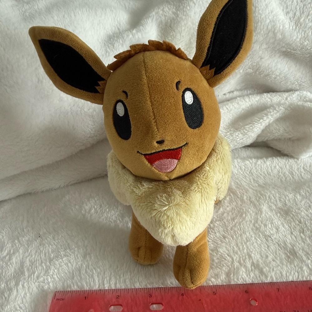 Brown and Cream Pokémon Eevee Plush Toy